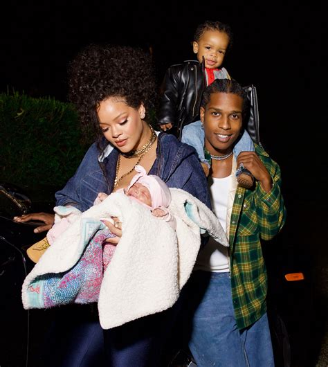 See Rihanna and A$AP Rocky’s Family Photos With 